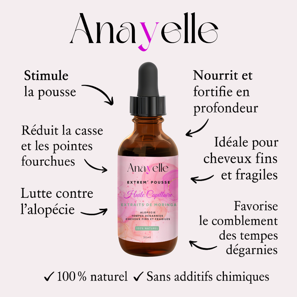 Huile capillaire EXTREM' POUSSE 100 ml